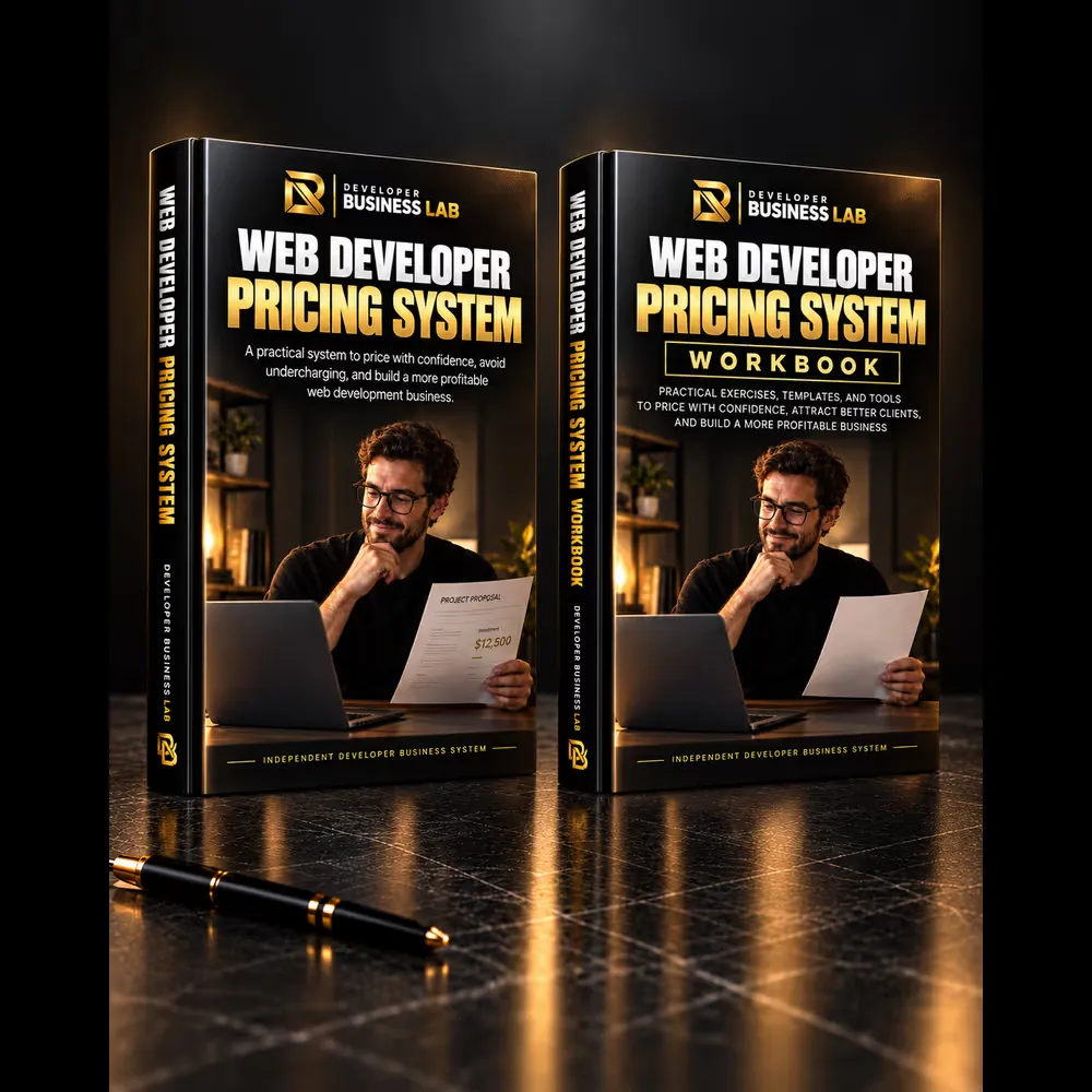Web Developer Pricing System product mockup