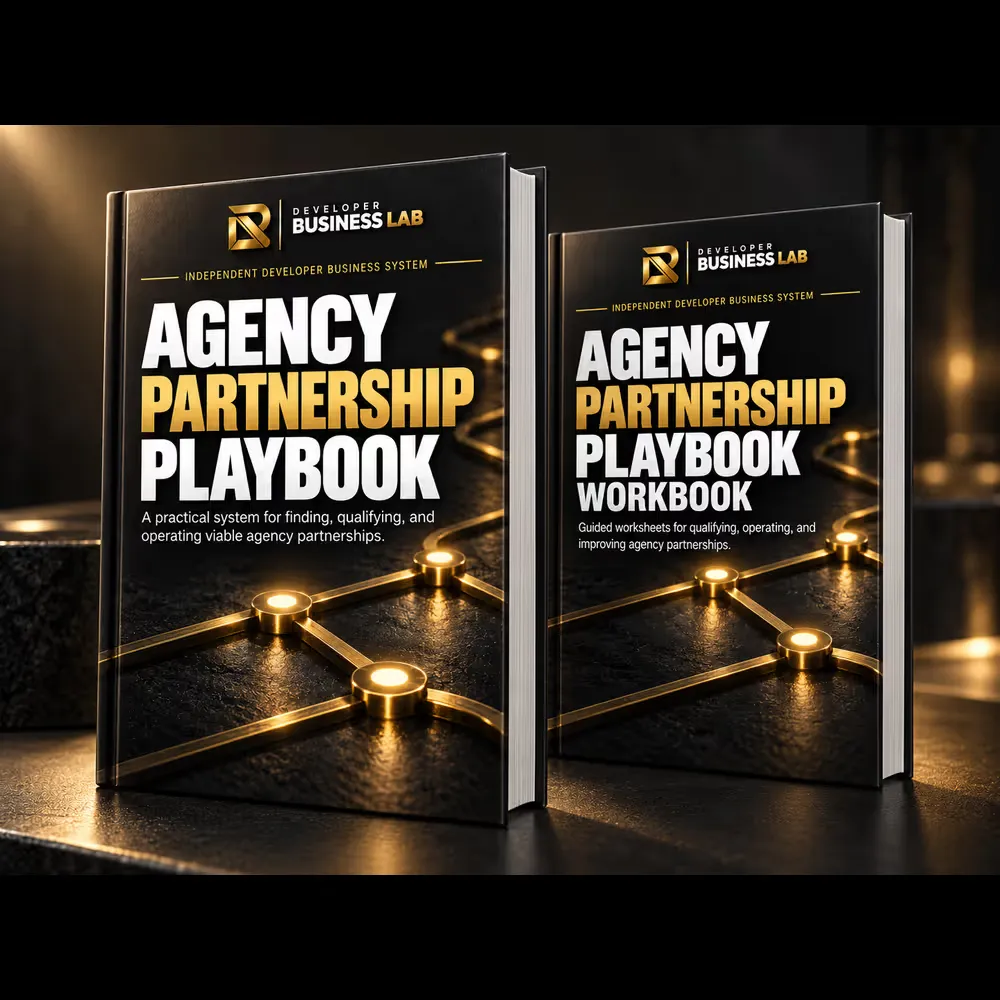 Agency Partnership Playbook product mockup