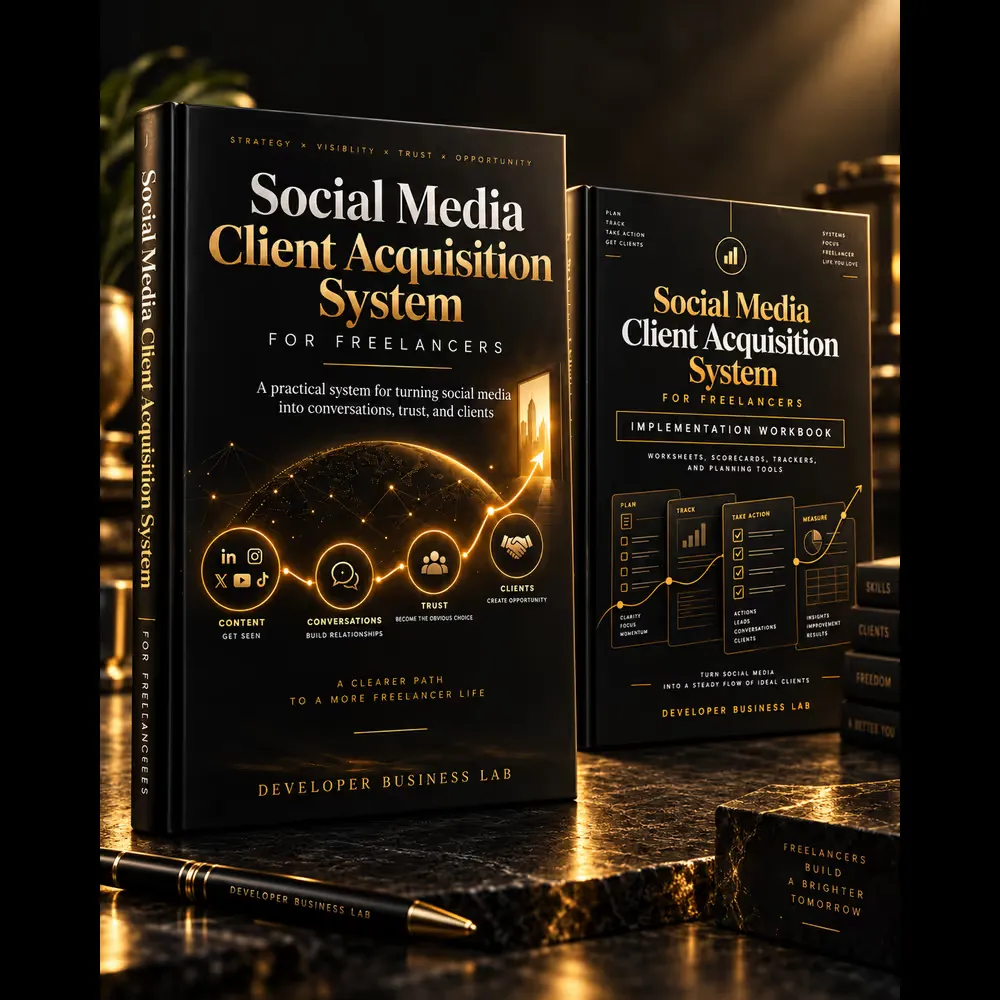 Social Media Client Acquisition System for Freelancers product mockup